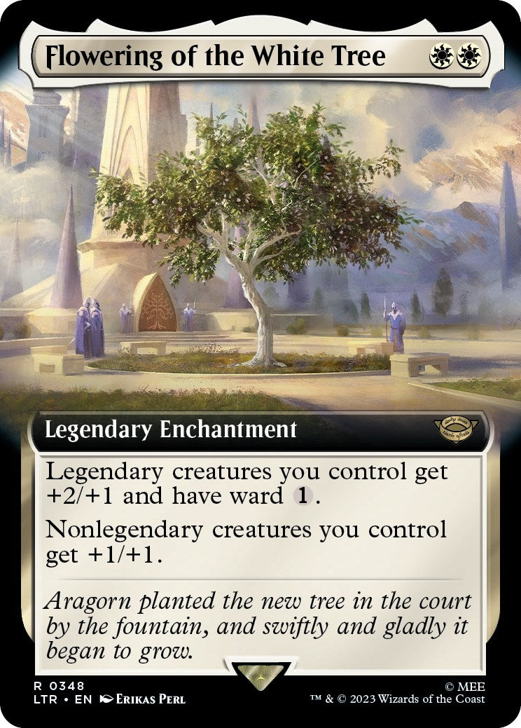 Flowering of the White Tree (Extended Art) (348) [LTR] - MTG Single