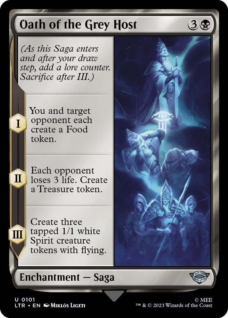 Oath of the Grey Host (101) [LTR] - MTG Single