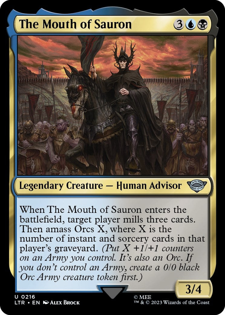 The Mouth of Sauron (216) [LTR] - MTG Single