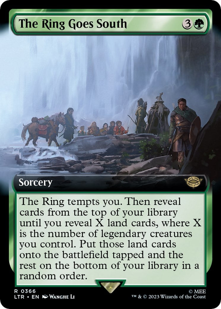 The Ring Goes South (Extended Art) (366) [LTR] - MTG Single