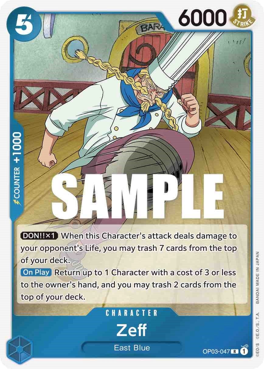 Zeff (3047) (OP03) - One Piece Card Game Single