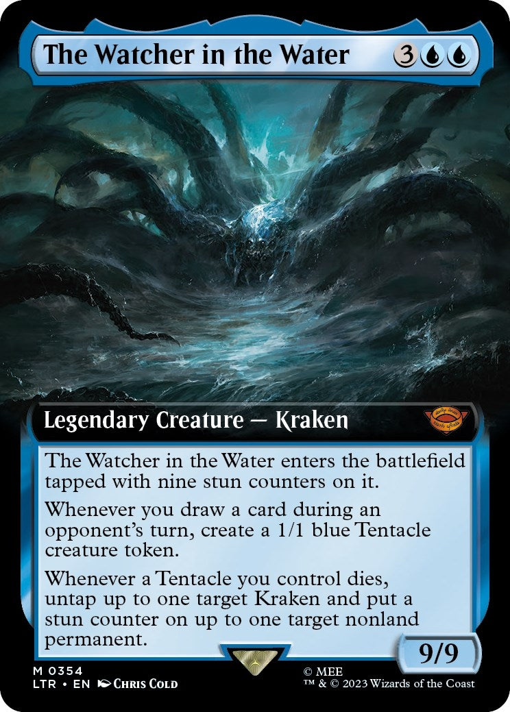 The Watcher in the Water (Extended Art) (354) [LTR] - MTG Single