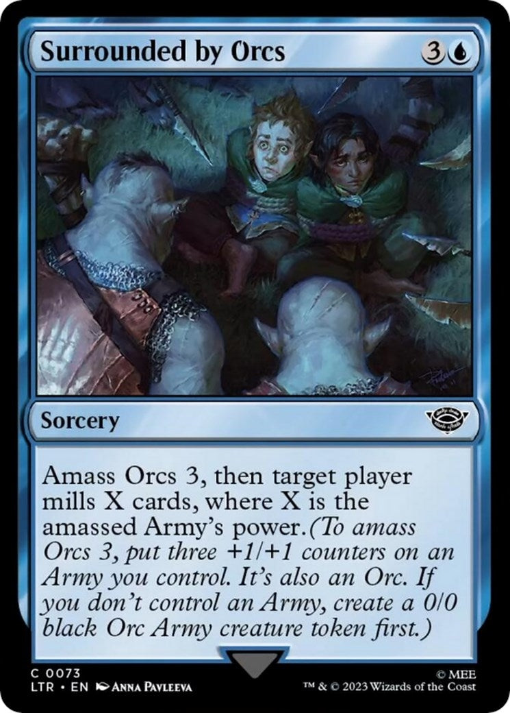Surrounded by Orcs (73) [LTR] - MTG Single