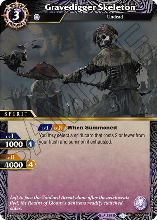Gravedigger Skeleton (2024) [BSS02] - Battle Spirits Saga Single