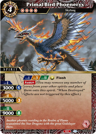 Primal Bird Phoeneryx (2018) [BSS02] - Battle Spirits Saga Single