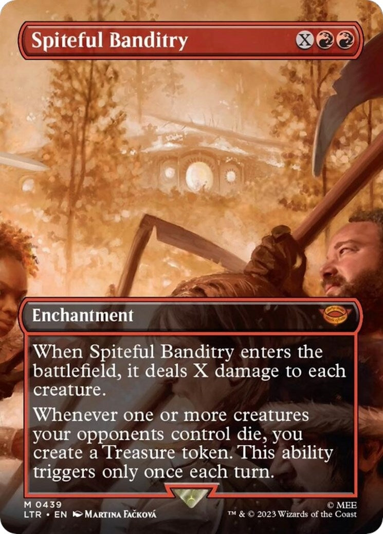 Spiteful Banditry (Borderless) (439) [LTR] - MTG Single
