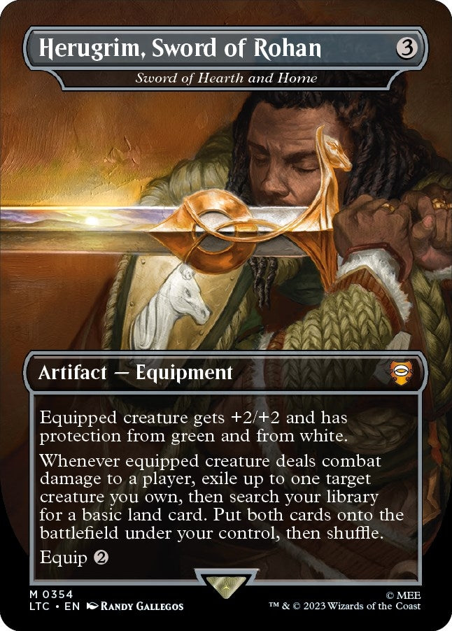 Herugrim Sword of Rohan - Sword of Hearth and Home (354) [LTC] - MTG Single