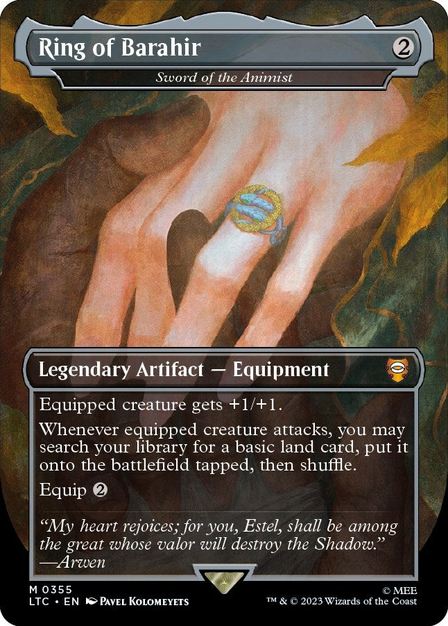 Ring of Barahir - Sword of the Animist (355) [LTC] - MTG Single