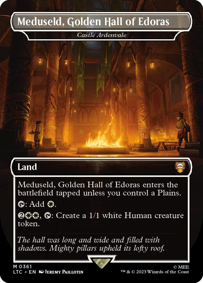 Meduseld Golden Hall of Edoras - Castle Ardenvale (361) [LTC] - MTG Single
