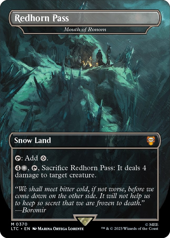 Redhorn Pass - Mouth of Ronom (370) [LTC] - MTG Single
