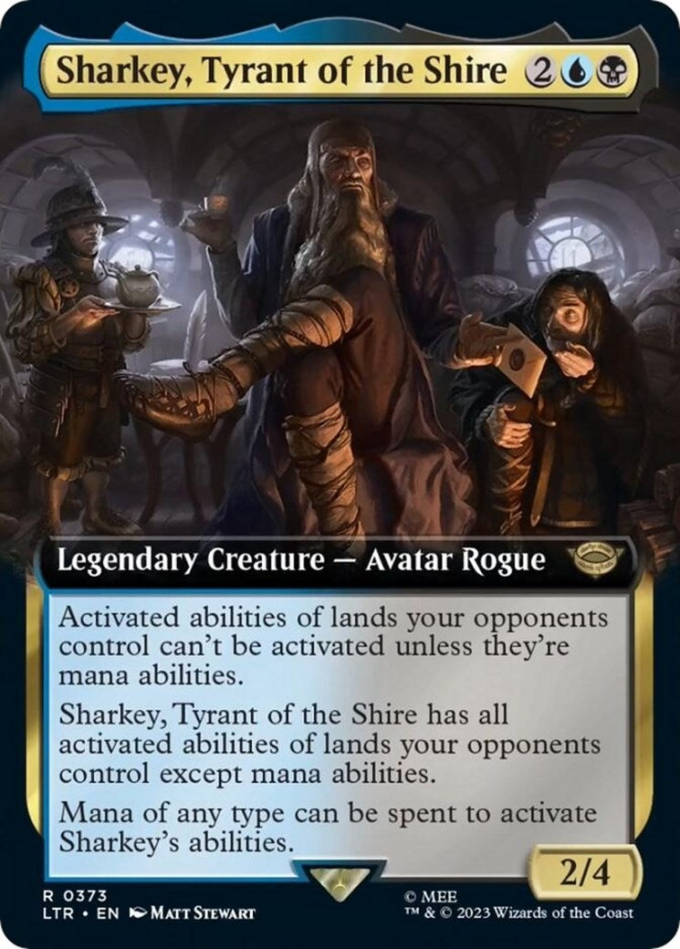 Sharkey Tyrant of the Shire (Extended Art) (373) [LTR] - MTG Single