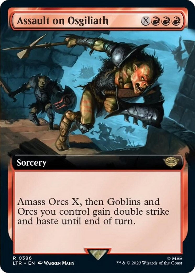 Assault on Osgiliath (Extended Art) (386) [LTR] - MTG Single
