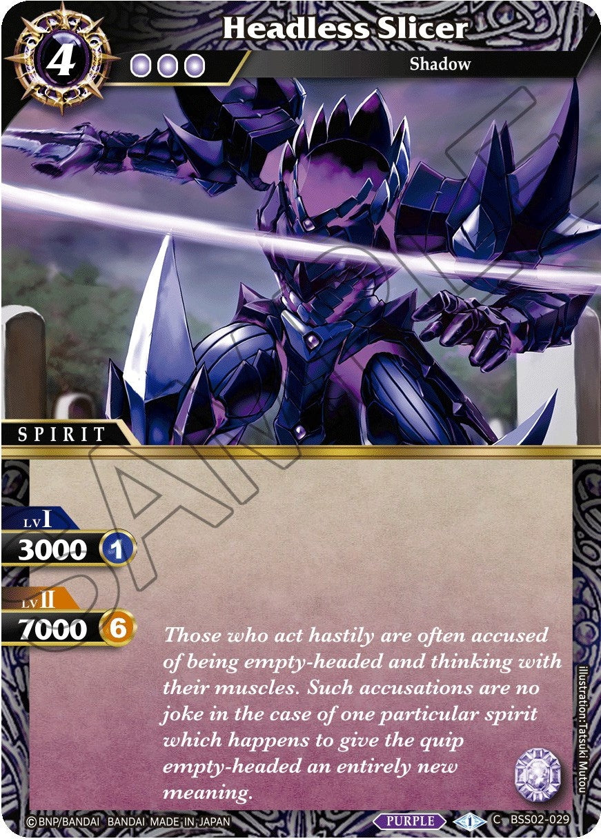 Headless Slicer (2029) [BSS02] - Battle Spirits Saga Single
