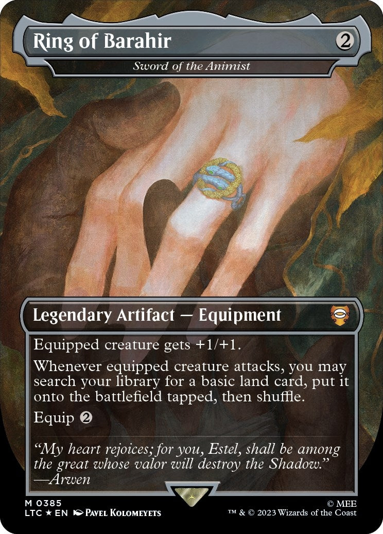 Ring of Barahir - Sword of the Animist (Surge Foil) (385) [LTC] - MTG Single