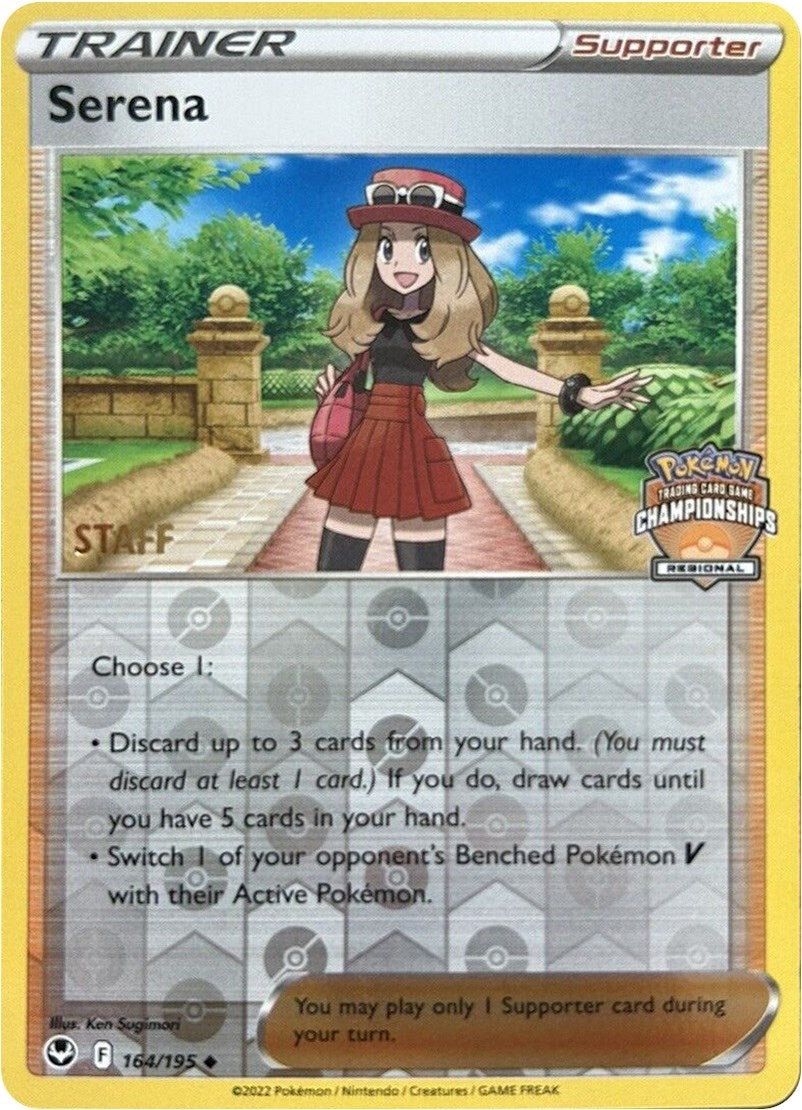 Image for Serena - 164/195 (Regional Championships) [Staff] (164/195) (League & Championship Cards) - Pokemon