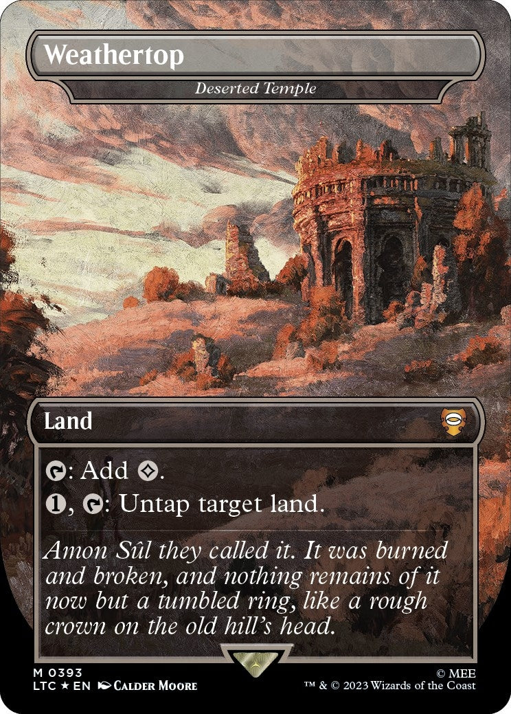 Weathertop - Deserted Temple (Surge Foil) (393) [LTC] - MTG Single