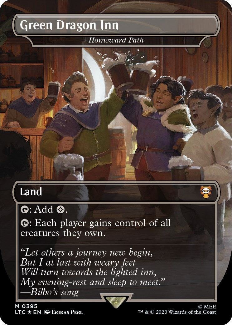Green Dragon Inn - Homeward Path (Surge Foil) (395) [LTC] - MTG Single