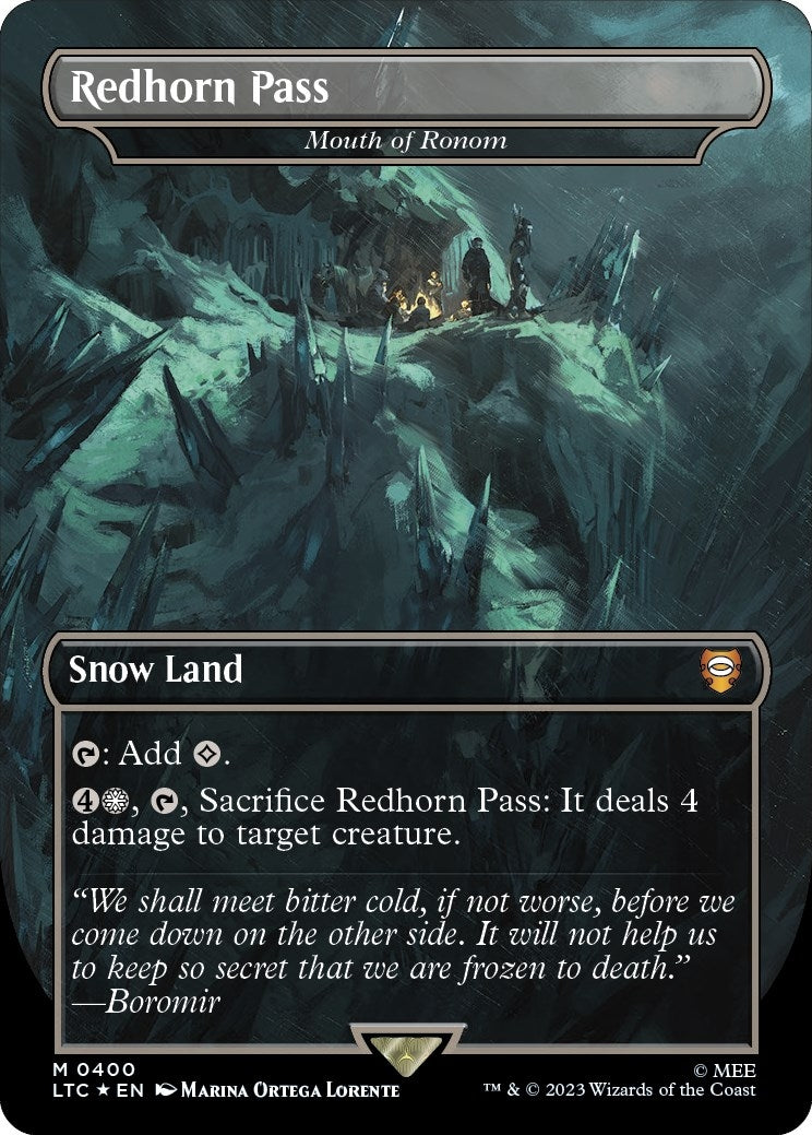 Redhorn Pass - Mouth of Ronom (Surge Foil) (400) [LTC] - MTG Single
