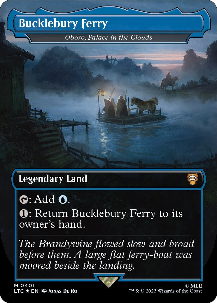 Bucklebury Ferry - Oboro Palace in the Clouds (Surge Foil) (401) [LTC] - MTG Single