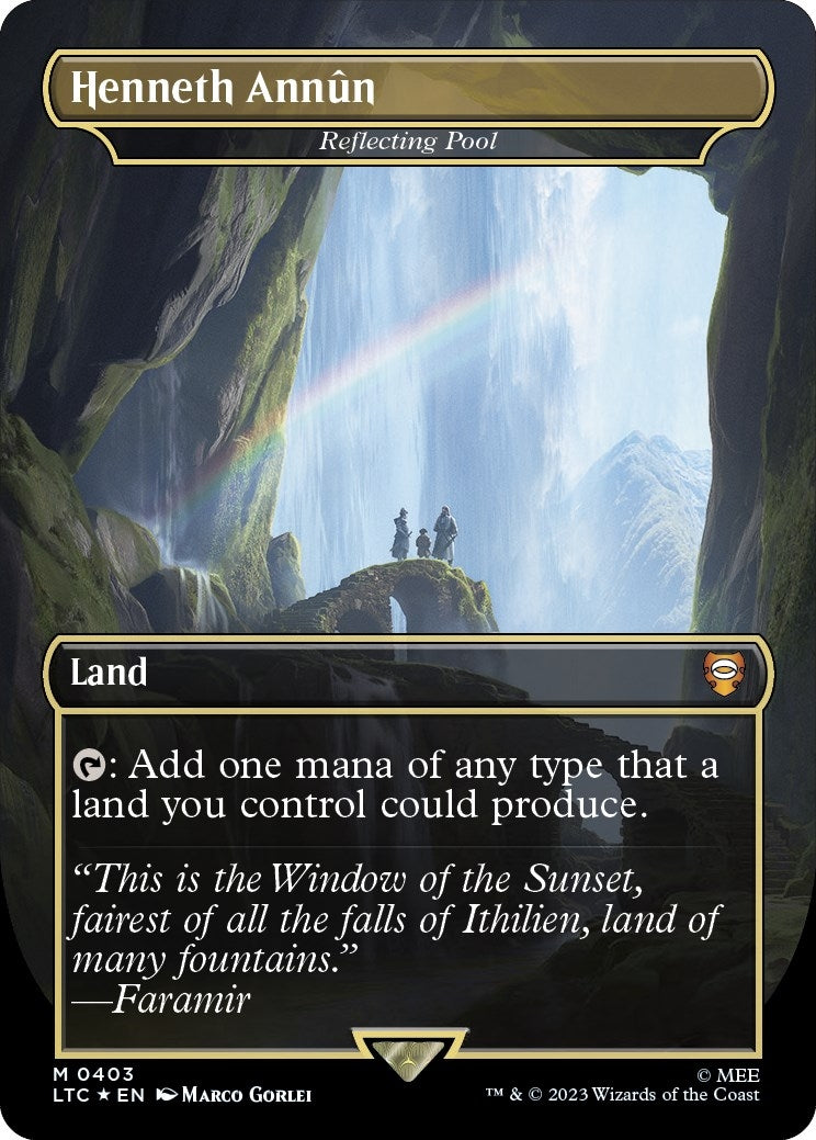 Henneth Annun - Reflecting Pool (Surge Foil) (403) [LTC] - MTG Single