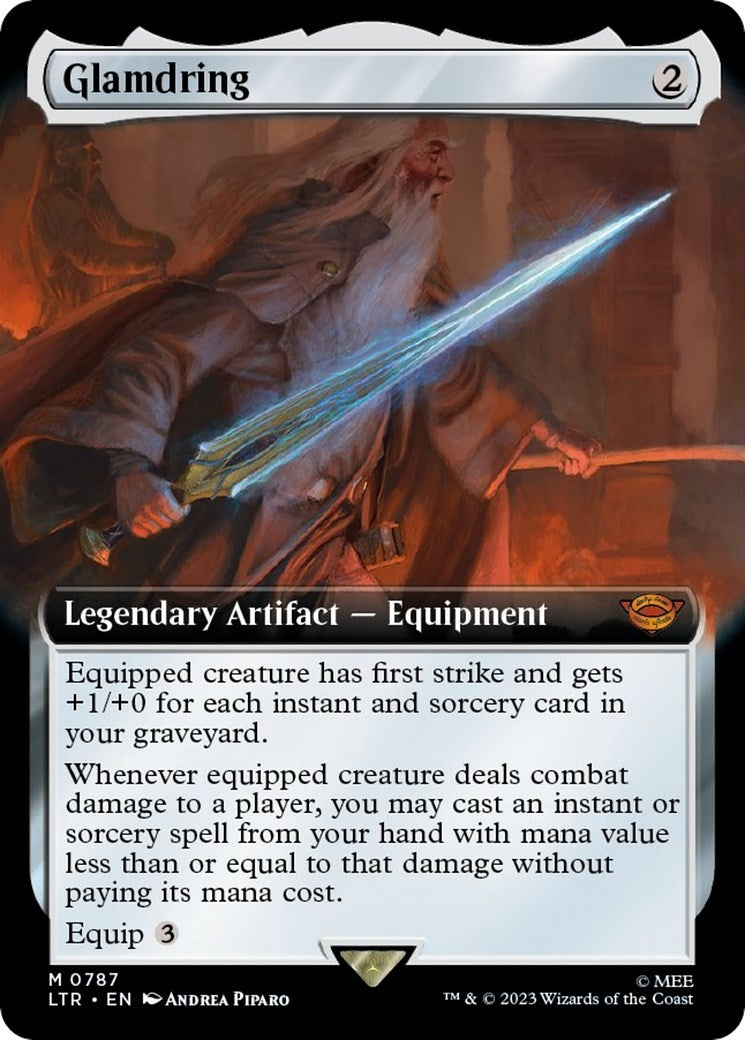 Glamdring (Extended Art) (Surge Foil) (787) [LTR] - MTG Single