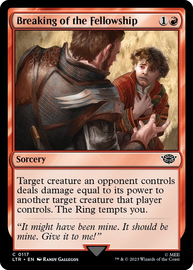 Breaking of the Fellowship (117) [LTR] - MTG Single