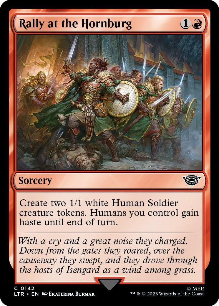Rally at the Hornburg (142) [LTR] - MTG Single