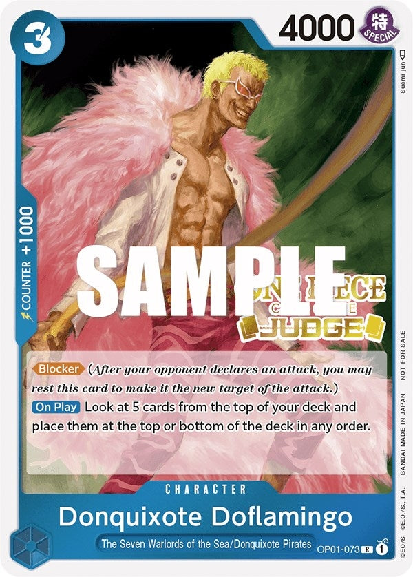 Donquixote Doflamingo (Judge) (1073) (OP-PR) - One Piece Card Game Single