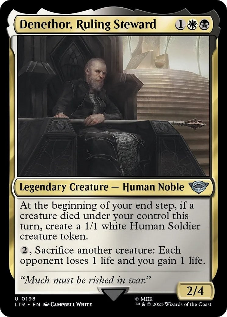 Denethor Ruling Steward (198) [LTR] - MTG Single