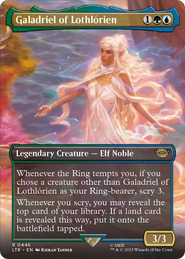 Galadriel of Lothlorien (Borderless) (446) [LTR] - MTG Single