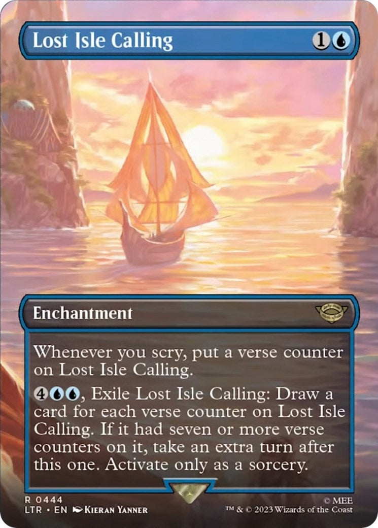 Lost Isle Calling (Borderless) (444) [LTR] - MTG Single