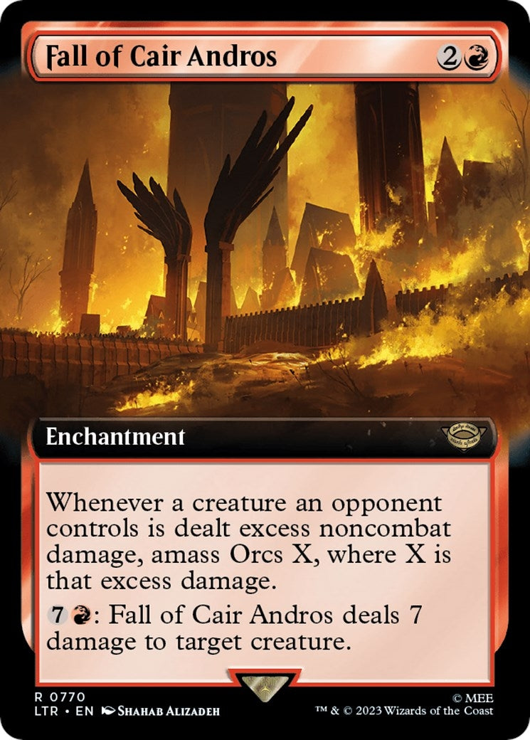 Fall of Cair Andros (Extended Art) (Surge Foil) (770) [LTR] - MTG Single