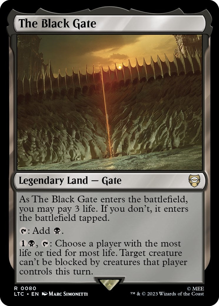 The Black Gate (80) [LTC] - MTG Single