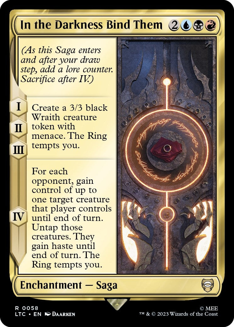 In the Darkness Bind Them (58) [LTC] - MTG Single