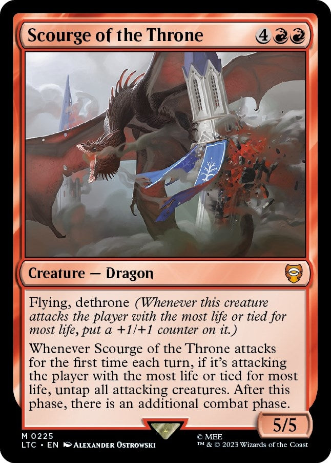 Scourge of the Throne (225) [LTC] - MTG Single