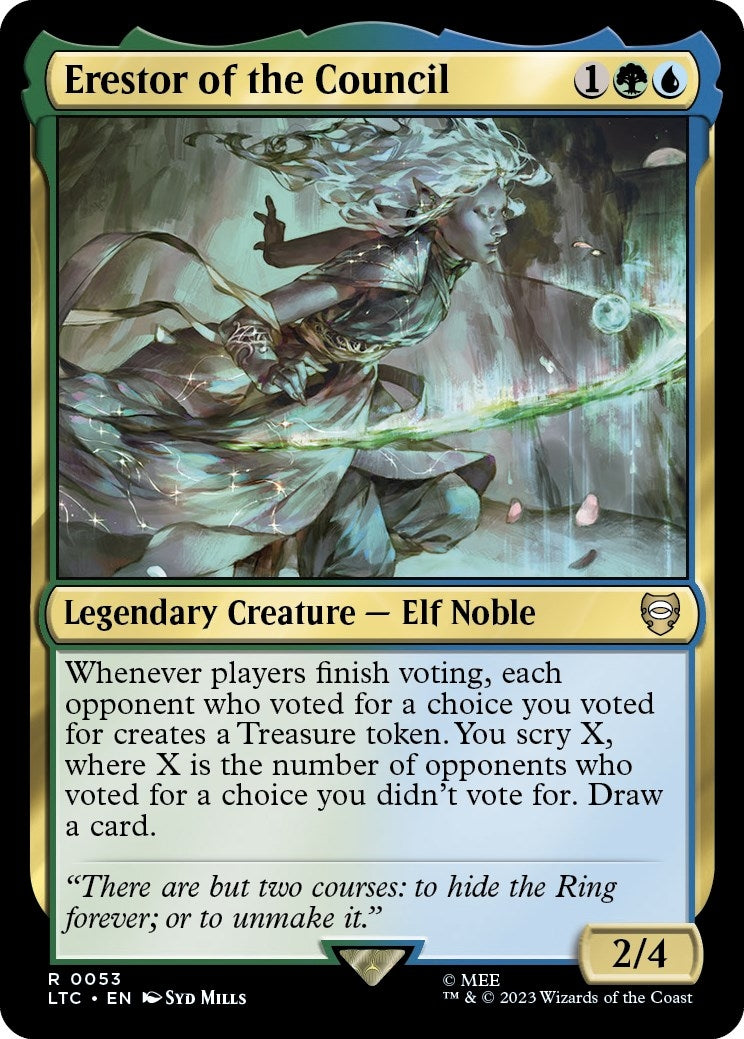 Erestor of the Council (53) [LTC] - MTG Single