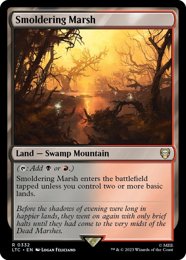 Smoldering Marsh (332) [LTC] - MTG Single