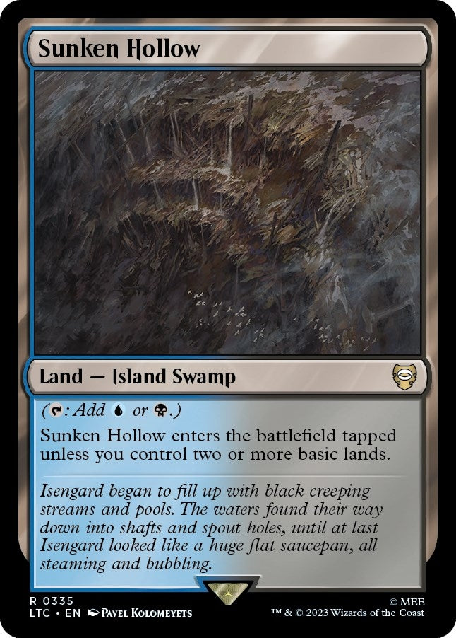Sunken Hollow (335) [LTC] - MTG Single