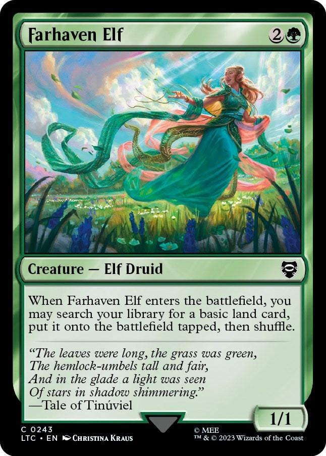 Farhaven Elf (243) [LTC] - MTG Single