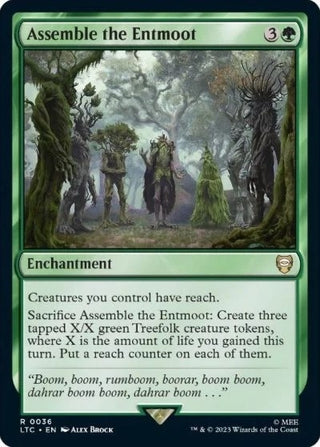 Assemble the Entmoot (36) [LTC] - MTG Single