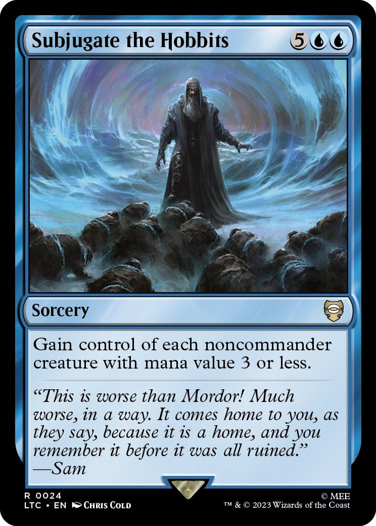 Subjugate the Hobbits (24) [LTC] - MTG Single