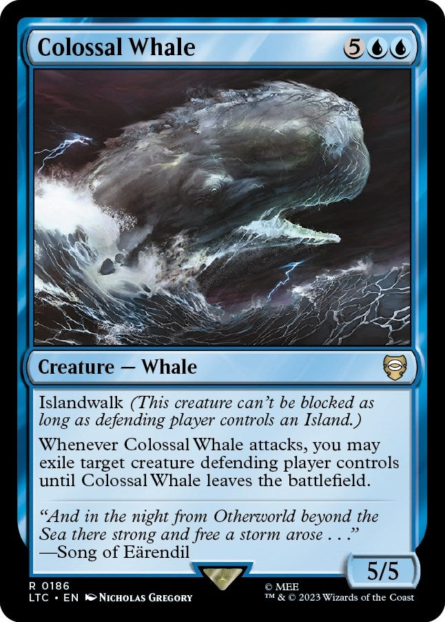 Colossal Whale (186) [LTC] - MTG Single