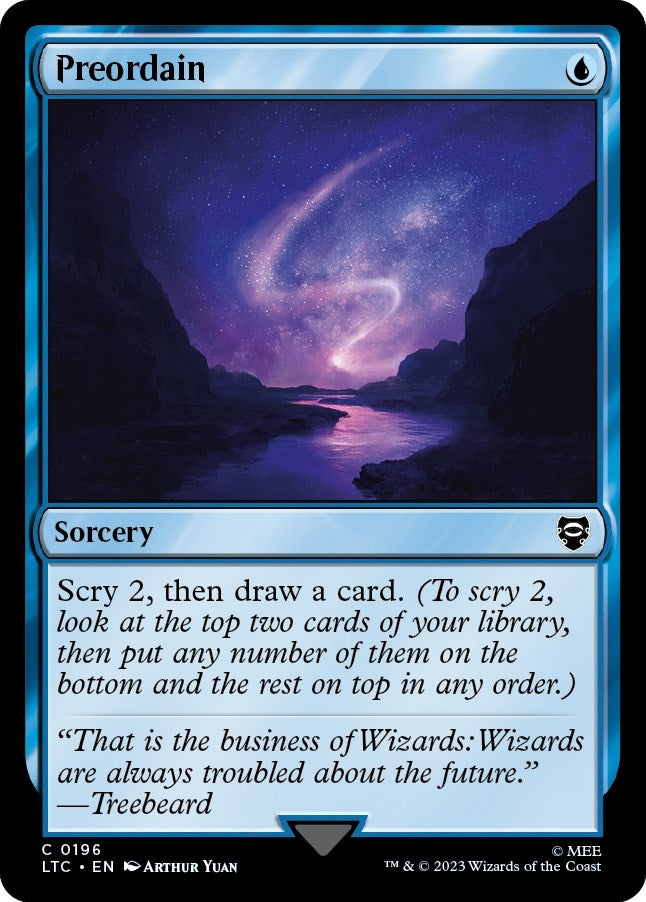 Preordain (196) [LTC] - MTG Single