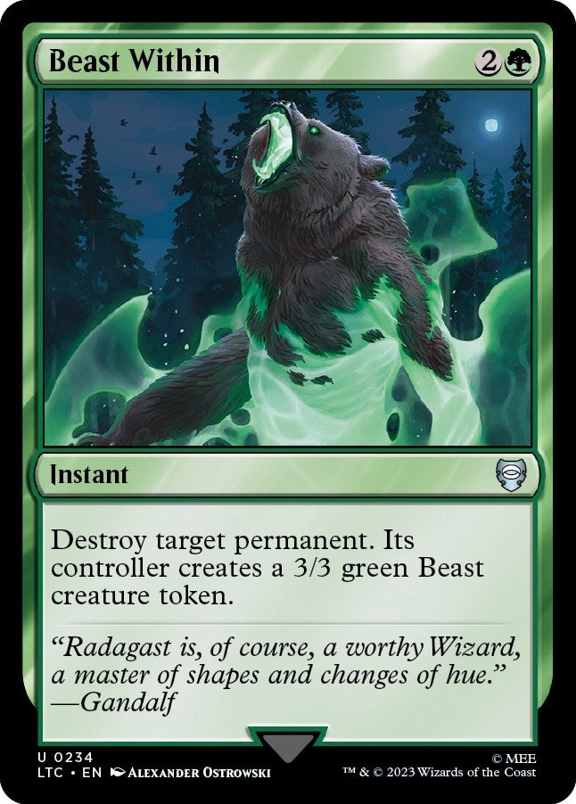 Beast Within (234) [LTC] - MTG Single