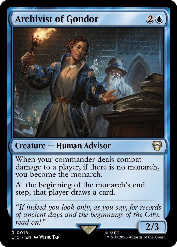 Archivist of Gondor (18) [LTC] - MTG Single