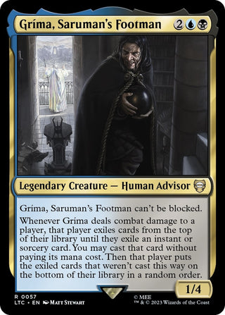Grima Saruman’s Footman (57) [LTC] - MTG Single