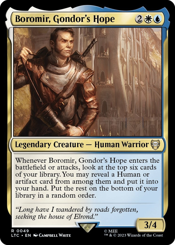 Boromir Gondor’s Hope (49) [LTC] - MTG Single