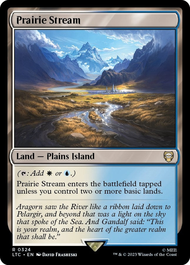 Prairie Stream (324) [LTC] - MTG Single