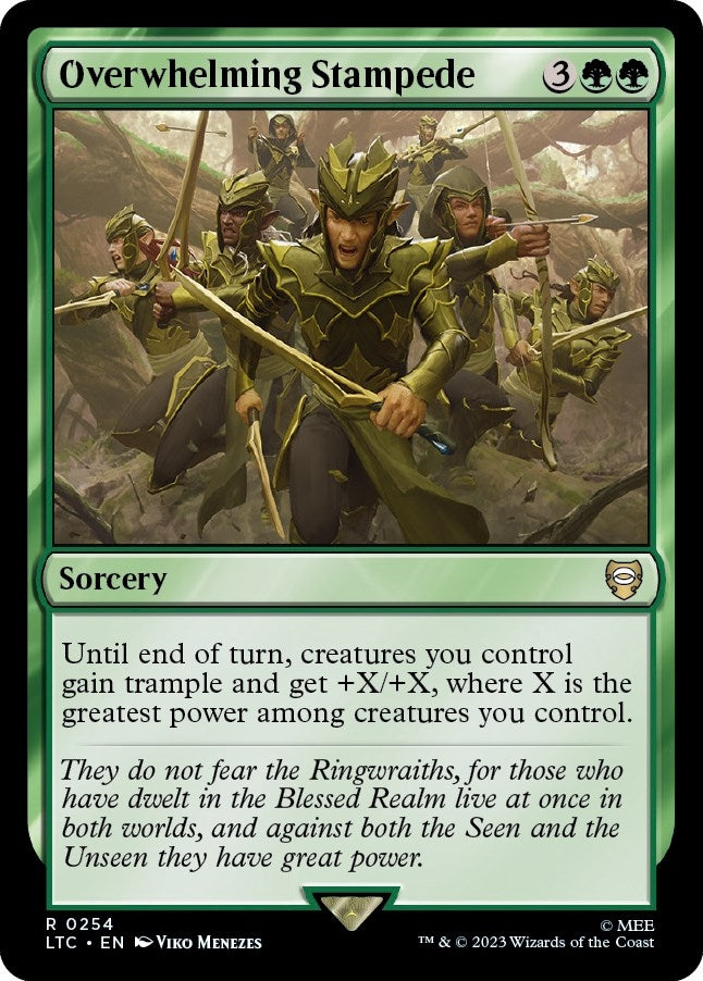 Overwhelming Stampede (254) [LTC] - MTG Single