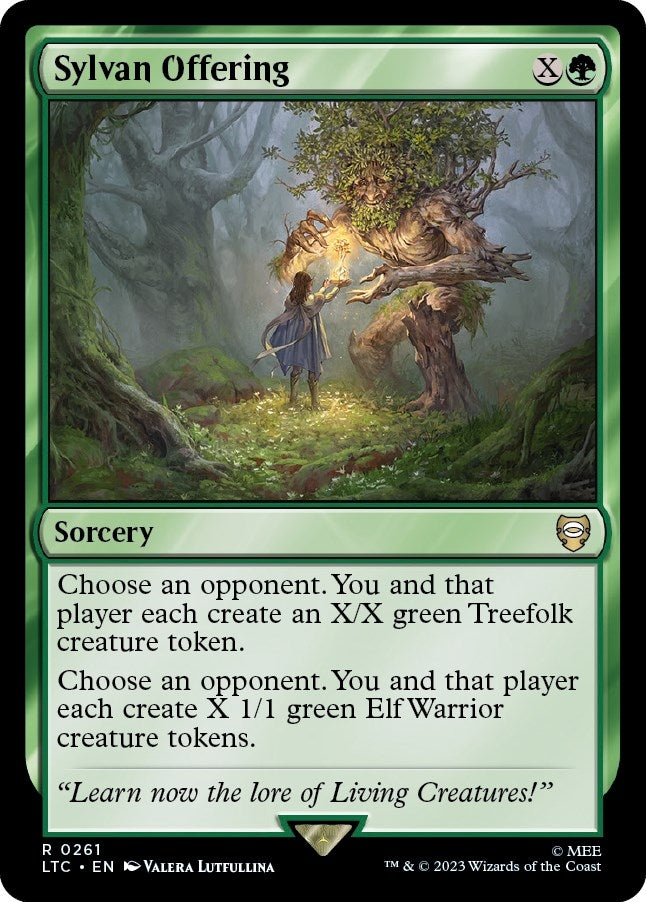 Sylvan Offering (261) [LTC] - MTG Single